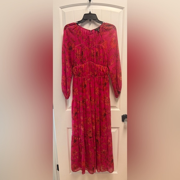 Jessica Simpson Dresses & Skirts - Jessica Simpson Sasha long-sleeve maxi blossoms floral print size small NWOT